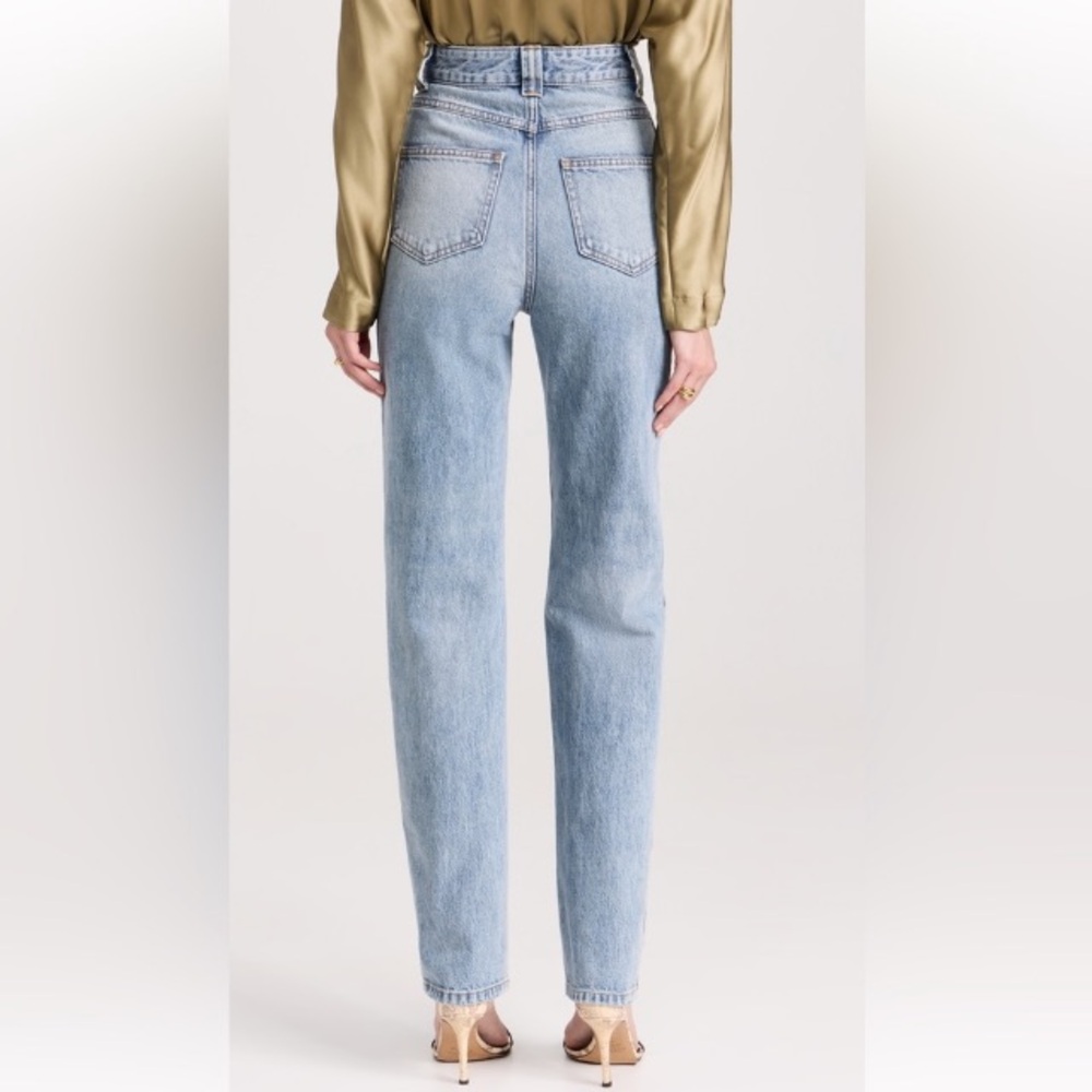 KHAITE High Rise Blue Jeans - Picture 5 of 16